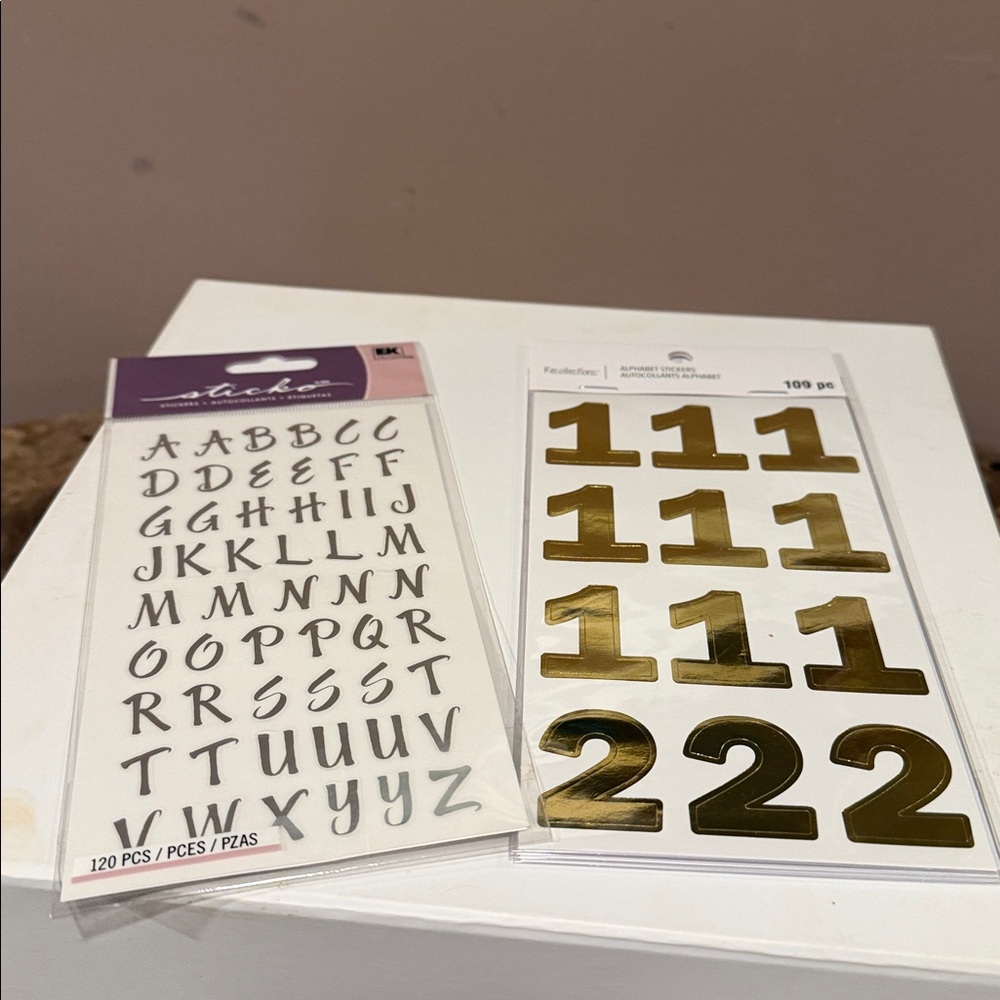 Scrapbooking Alphabet Stickers, Bling Sticker Sheets, Rhinestone Sticker Bundle - Picture 8 of 16